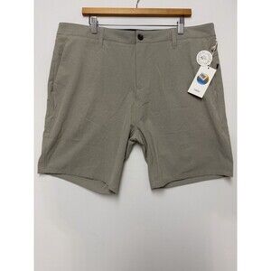 Vuori Aim Stretch Performance Shorts Men's Size 38 Casual Golf Solid Gra NWT NEW